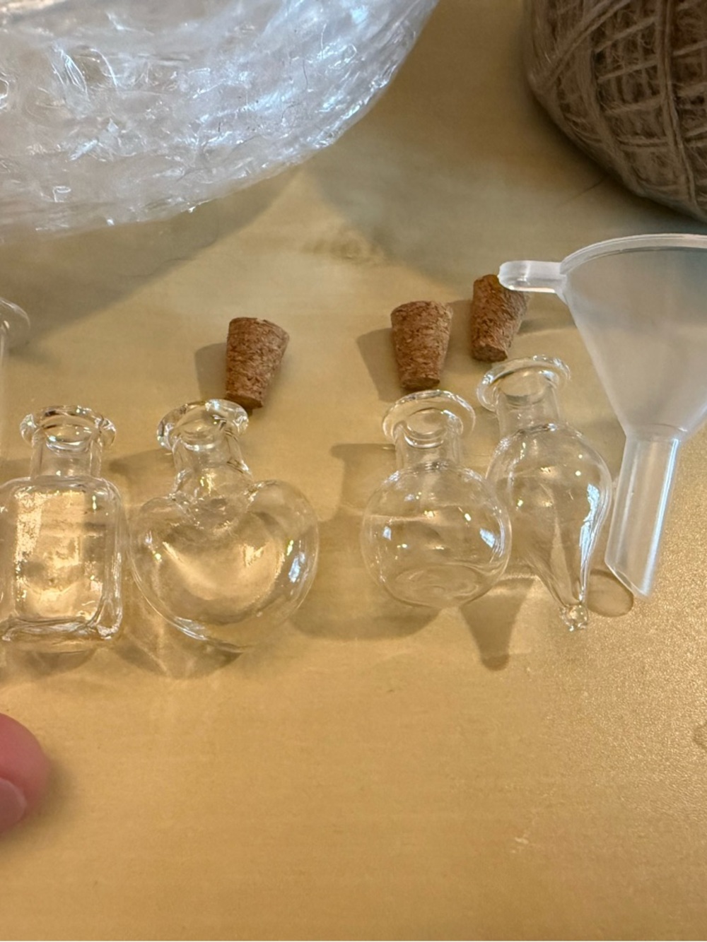 Set of 49 Empty Mini Glass Bottles - Picture 4 of 8